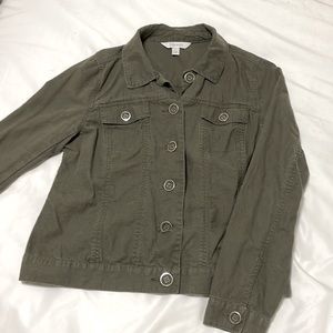 Dark green, light weight jacket